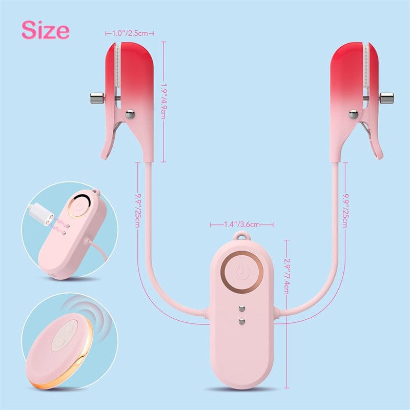 2 In 1 Wearable Nipple Clitoral Clamps Stimulation Vibrator For Women 7 2 In 1 Wearable Nipple Clitoral Clamps Stimulation Vibrator For Women