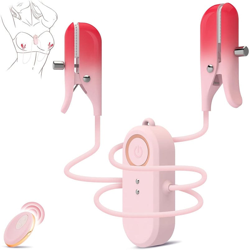 2 In 1 Wearable Nipple Clitoral Clamps Stimulation Vibrator For Women 8 2 In 1 Wearable Nipple Clitoral Clamps Stimulation Vibrator For Women