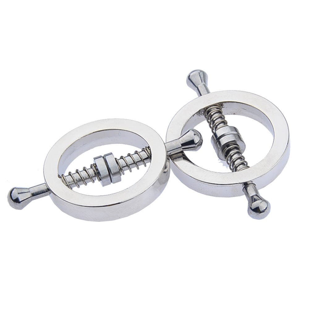 BDSM Metal Adjustable Nipple Clamps Set for Sex Games 9 BDSM Metal Adjustable Nipple Clamps Set for Sex Games