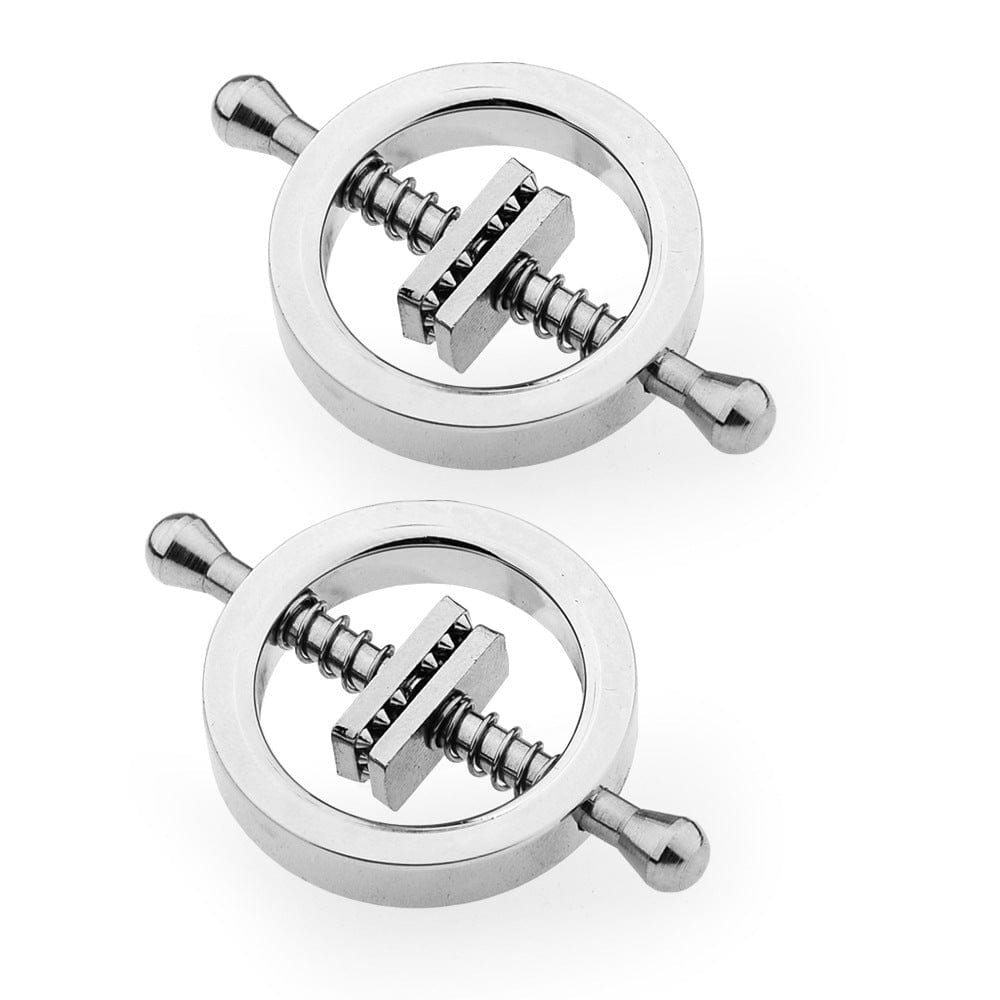 BDSM Metal Adjustable Nipple Clamps Set for Sex Games 10 BDSM Metal Adjustable Nipple Clamps Set for Sex Games