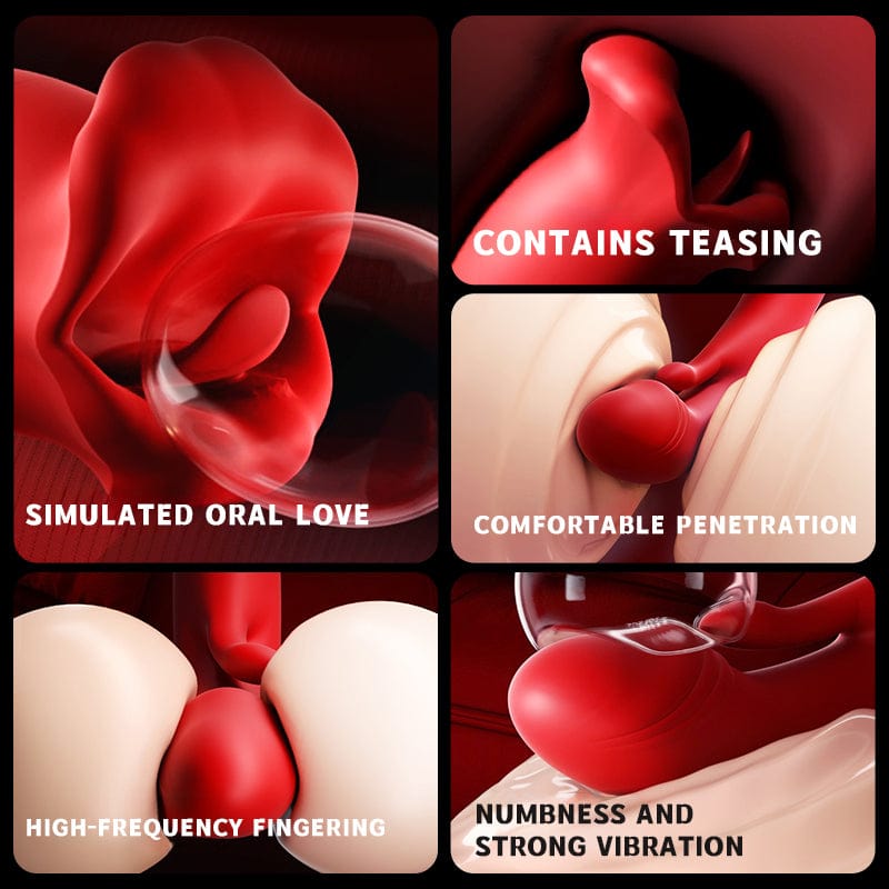 Rose Mucher Lip Biting & Swing Clitoral G Spot Vibrator for Women 5 Rose Mucher Lip Biting & Swing Clitoral G Spot Vibrator for Women
