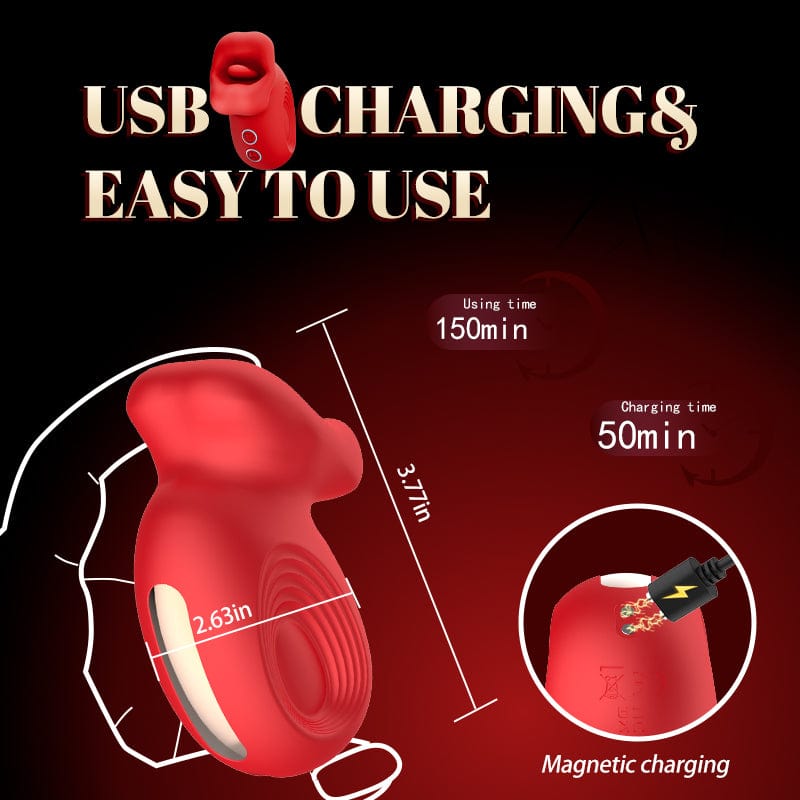 Rose Muncher Mouth Biting Tongue Licker Clitoral Stimulation Vibrator 8 Rose Muncher Mouth Biting Tongue Licker Clitoral Stimulation Vibrator