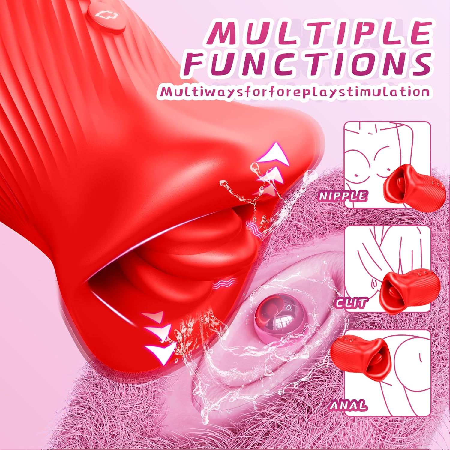 Omysky Rose Muncher - Mouth Biting Tongue Licker Clitoral Vibrator 5 Omysky Rose Muncher - Mouth Biting Tongue Licker Clitoral Vibrator