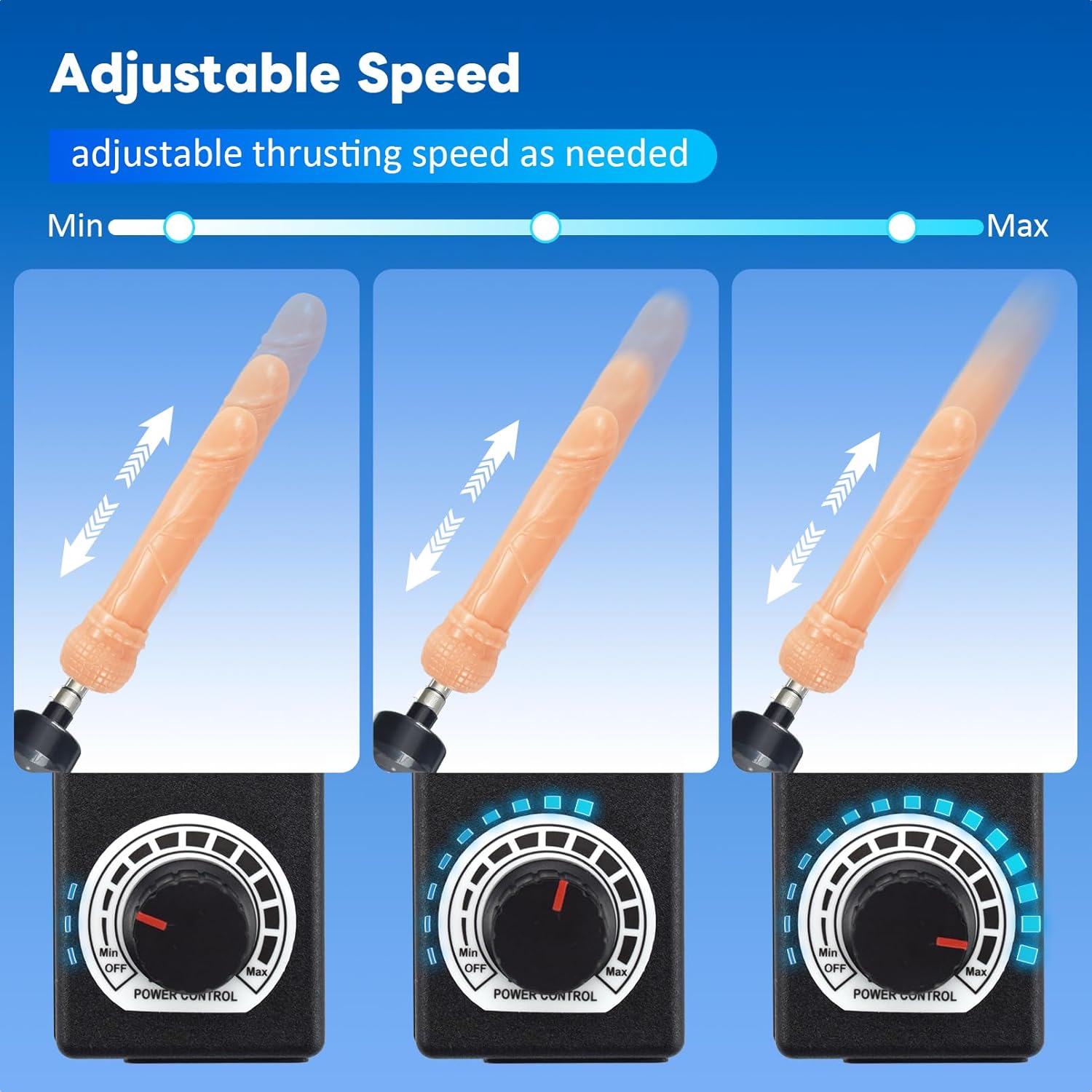 Automatic Sex Machine with 3.8inch Suction Cup Adapter and Dildo Attachments 6 Automatic Sex Machine with 3.8inch Suction Cup Adapter and Dildo Attachments