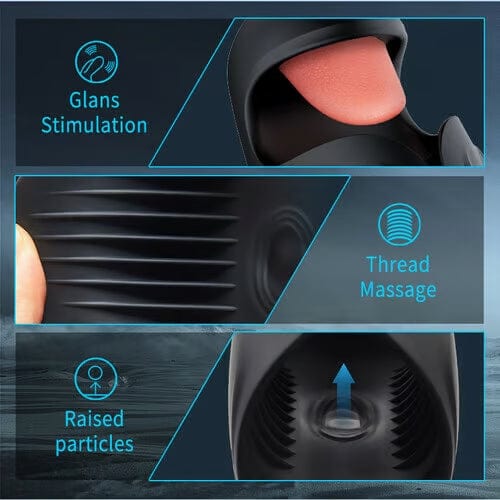 Lurevibe - Explorer: Licking Vibrating 2 in 1 Male Penis Vibrators 7 Lurevibe - Explorer: Licking Vibrating 2 in 1 Male Penis Vibrators