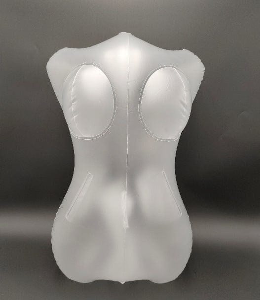 Elastic Body Inflatable PVC Inflatable Female Half-body Toroso Transparent Model - Adult ...