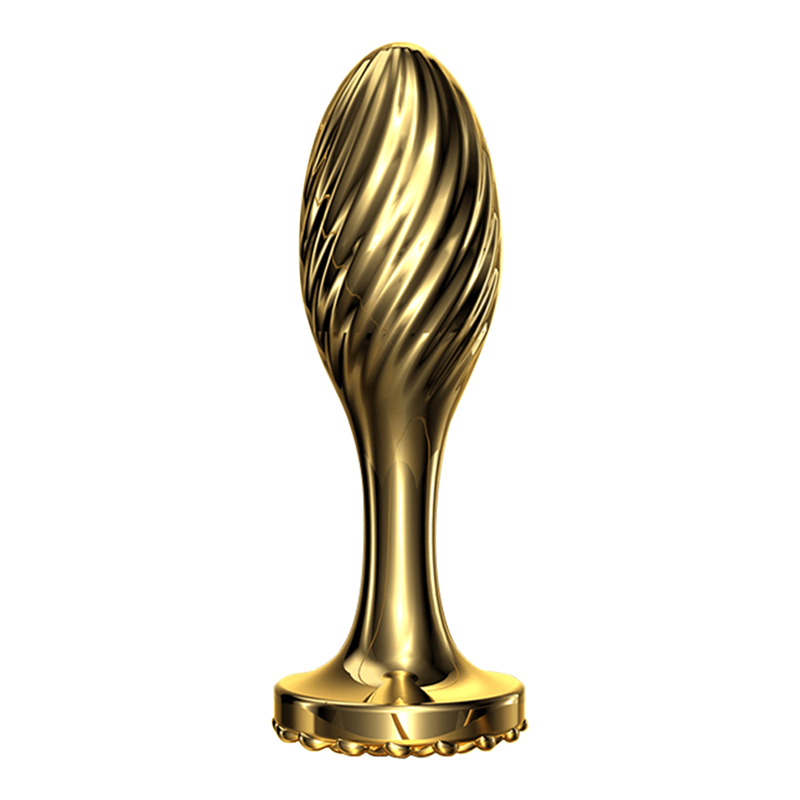 Lurevibe - Pearl Gold Thread Anal Plug Anal Expansion