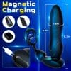 Starship Prostate Massager Vibrating Inflating Expanding Anal Toy with Dual Rings 7 Starship Prostate Massager Vibrating Inflating Expanding Anal Toy with Dual Rings