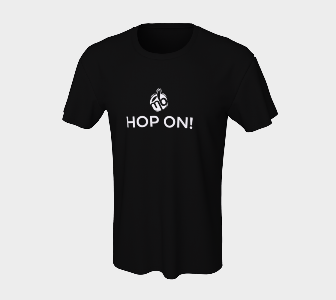 Hop On! Unisex Logo Tee