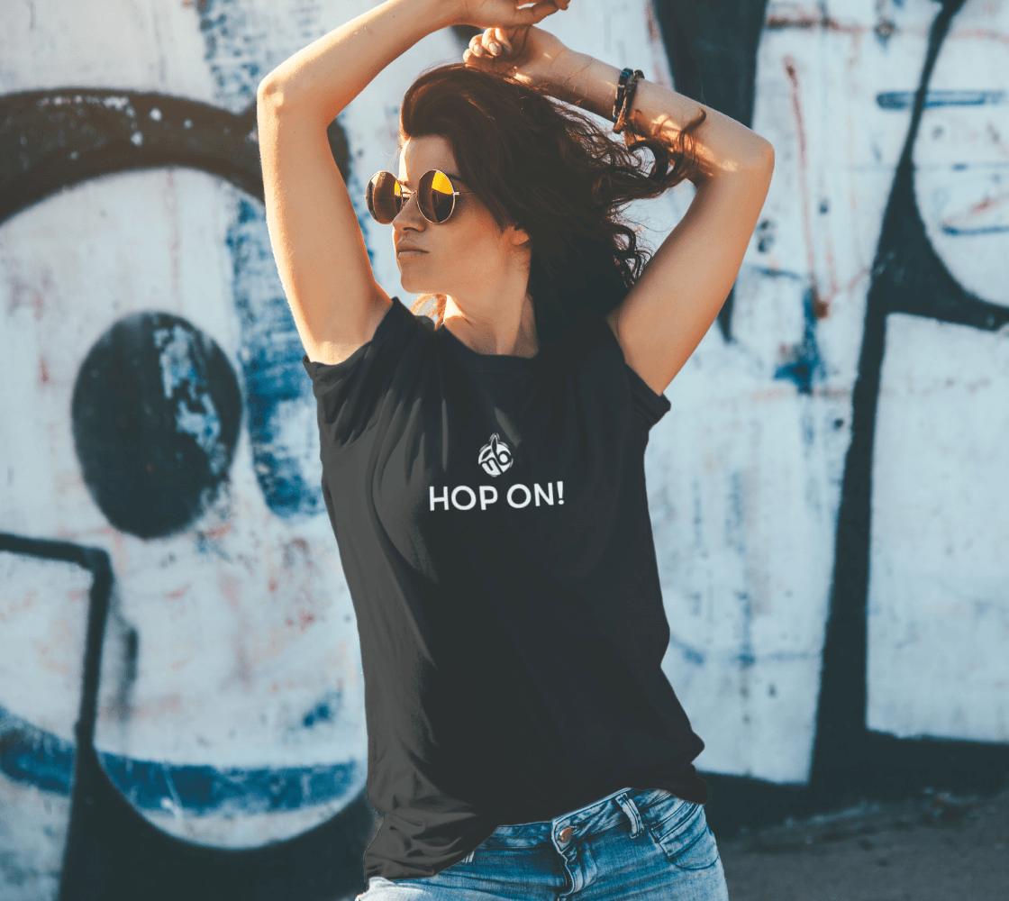 Hop On! Unisex Logo Tee 5 Hop On! Unisex Logo Tee