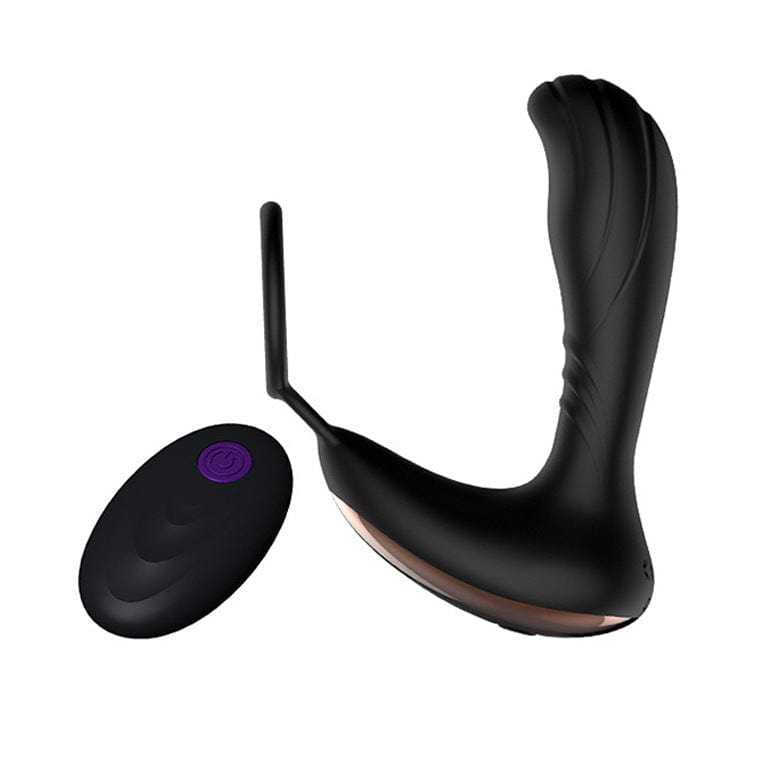 Vibrating Prostate Massager Anal Vibrator with Cock Ring & Remote 4 Vibrating Prostate Massager Anal Vibrator with Cock Ring & Remote