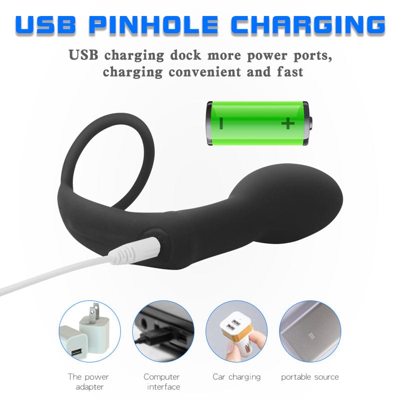 Prostate Massager Anal Vibrator Male Delay Ejaculation Ring Anal Plug Prostate Stimulator Cock Rings 7 Prostate Massager Anal Vibrator Male Delay Ejaculation Ring Anal Plug Prostate Stimulator Cock Rings