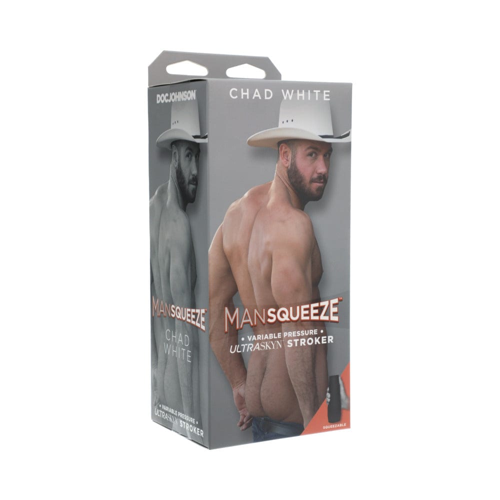 Man Squeeze Chad White ULTRASKYN Stroker - Ass Vanilla