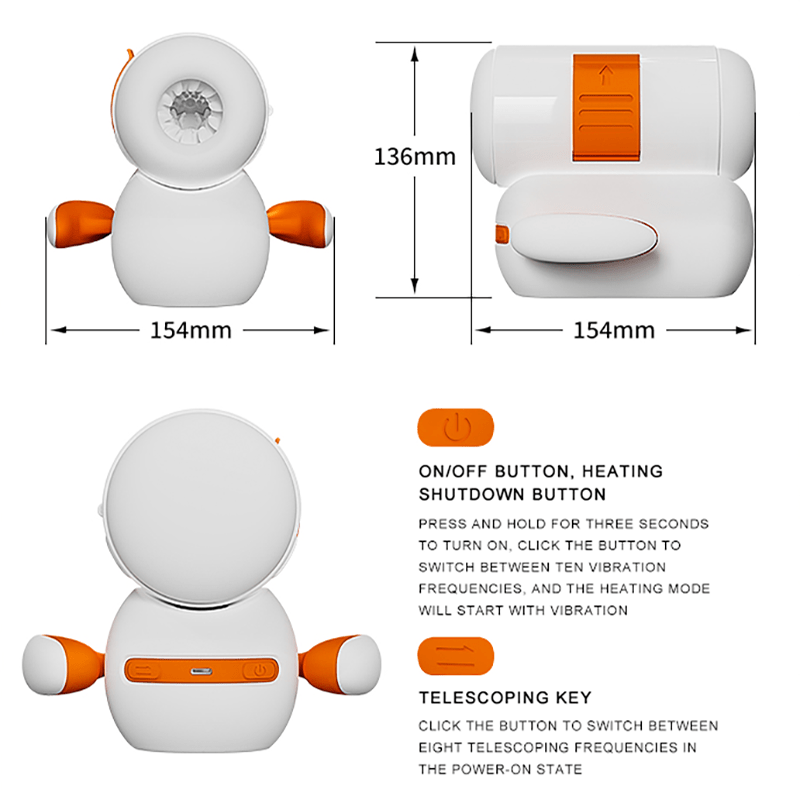 Peter Pan Telescopic Vibrating Heating Male Masturbator 11 Peter Pan Telescopic Vibrating Heating Male Masturbator