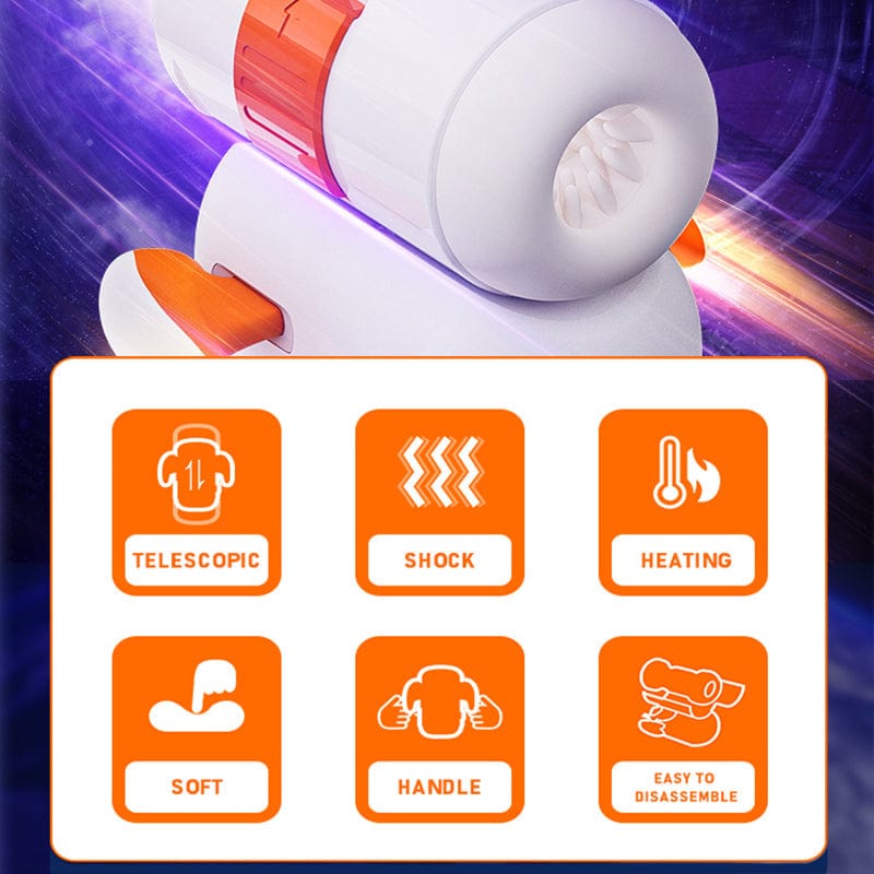 Peter Pan Telescopic Vibrating Heating Male Masturbator 10 Peter Pan Telescopic Vibrating Heating Male Masturbator