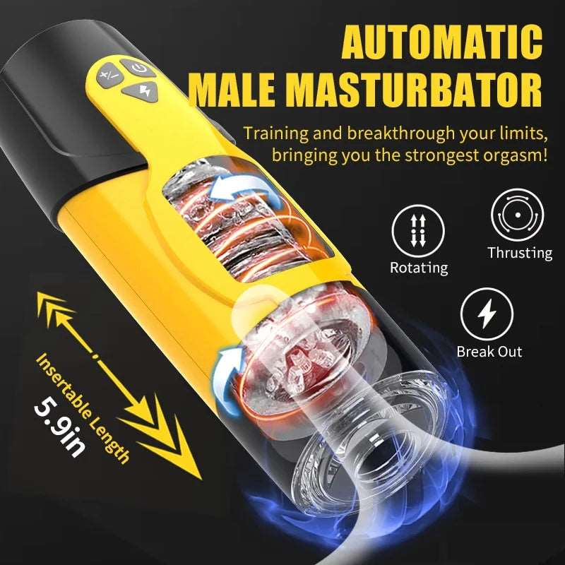 Lurevibe - Airplane Cup Masturbator 7 Thrusting Modes 7 Rotation 7 Lurevibe - Airplane Cup Masturbator 7 Thrusting Modes 7 Rotation