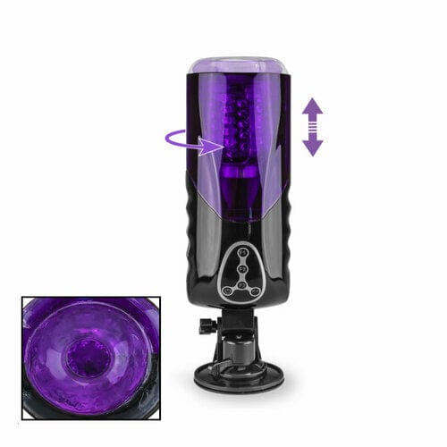Lurevibe - First Class Trainer Rotating and Thrusting Suction Cup Masturbator 10 Lurevibe - First Class Trainer Rotating and Thrusting Suction Cup Masturbator