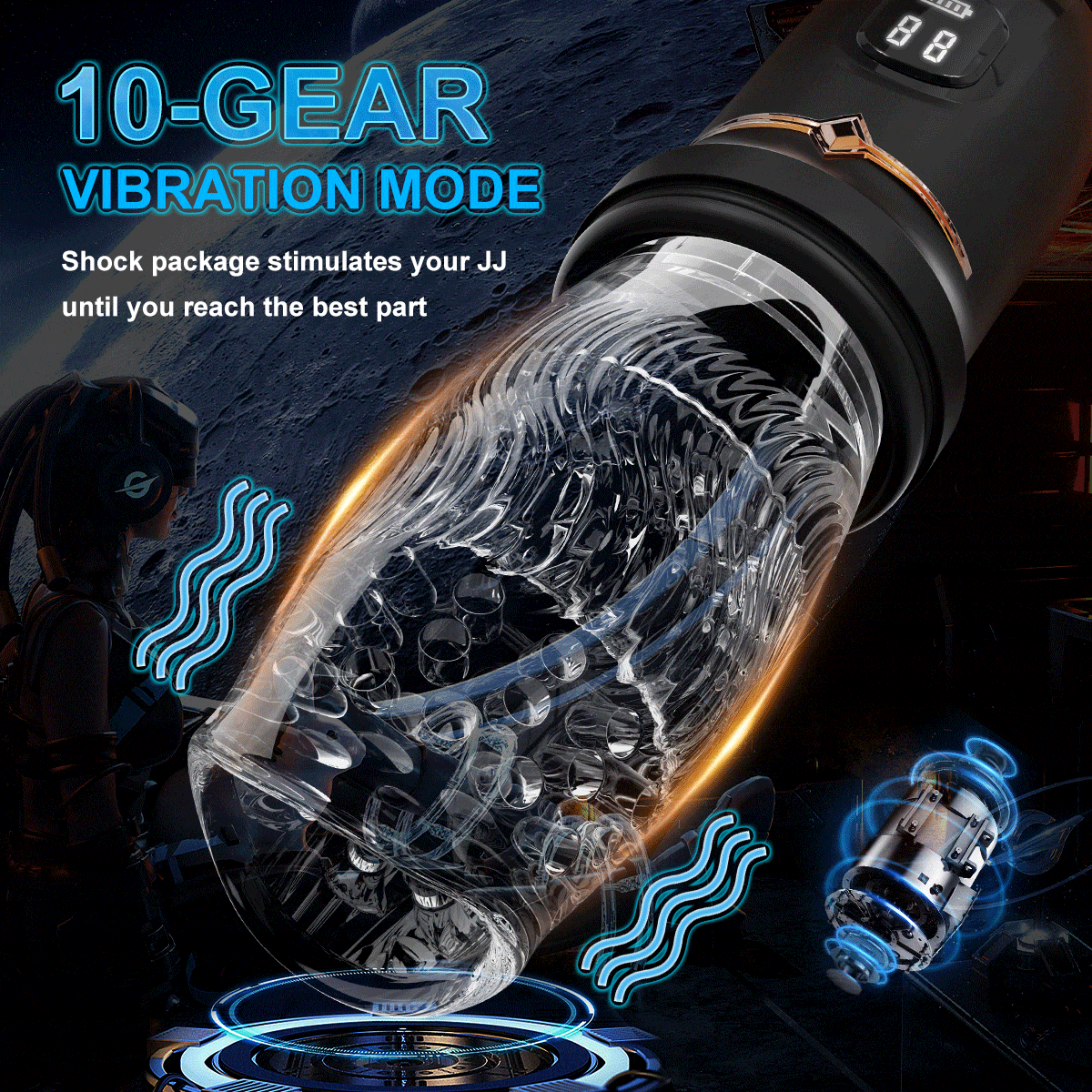 Lurevibe - 4.0 Version Male Rose Toy Thrusting Rotating Vibrating Oral Sex Penis Stroker 5 Lurevibe - 4.0 Version Male Rose Toy Thrusting Rotating Vibrating Oral Sex Penis Stroker
