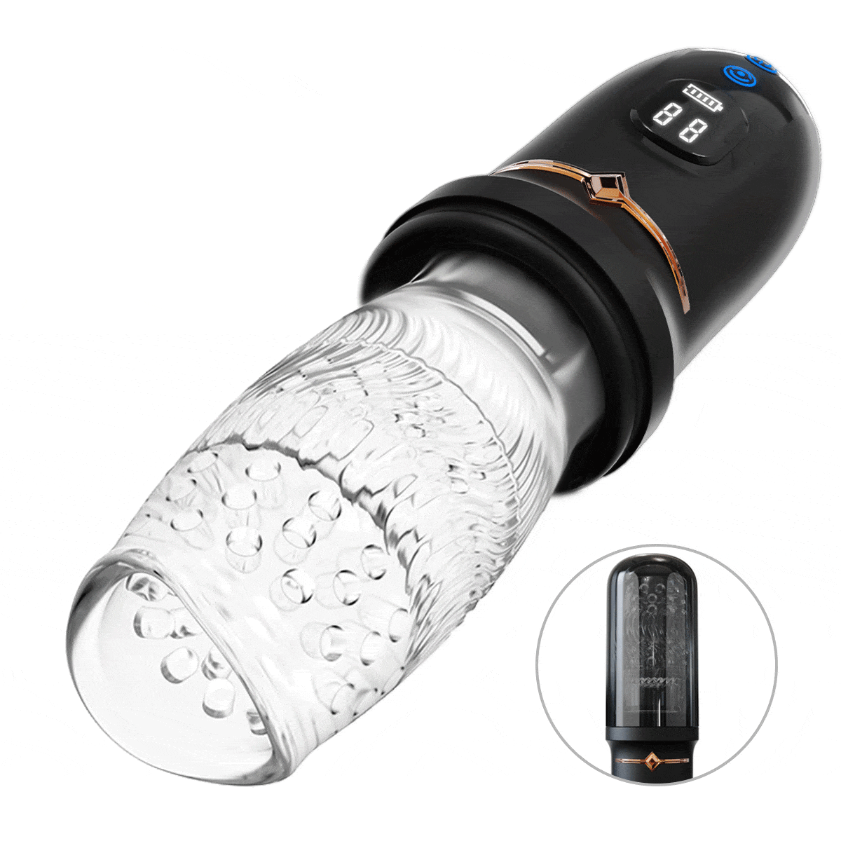 Lurevibe - 4.0 Version Male Rose Toy Thrusting Rotating Vibrating Oral Sex Penis Stroker 8 Lurevibe - 4.0 Version Male Rose Toy Thrusting Rotating Vibrating Oral Sex Penis Stroker