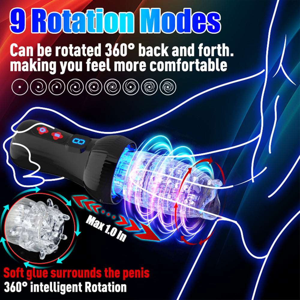 Lurevibe - Gawk Gawk 6000 4.0 Version Torch 9 *9 Thrusting Rotating Penis Stroker Male Rose Toy 4 Lurevibe - Gawk Gawk 6000 4.0 Version Torch 9 *9 Thrusting Rotating Penis Stroker Male Rose Toy