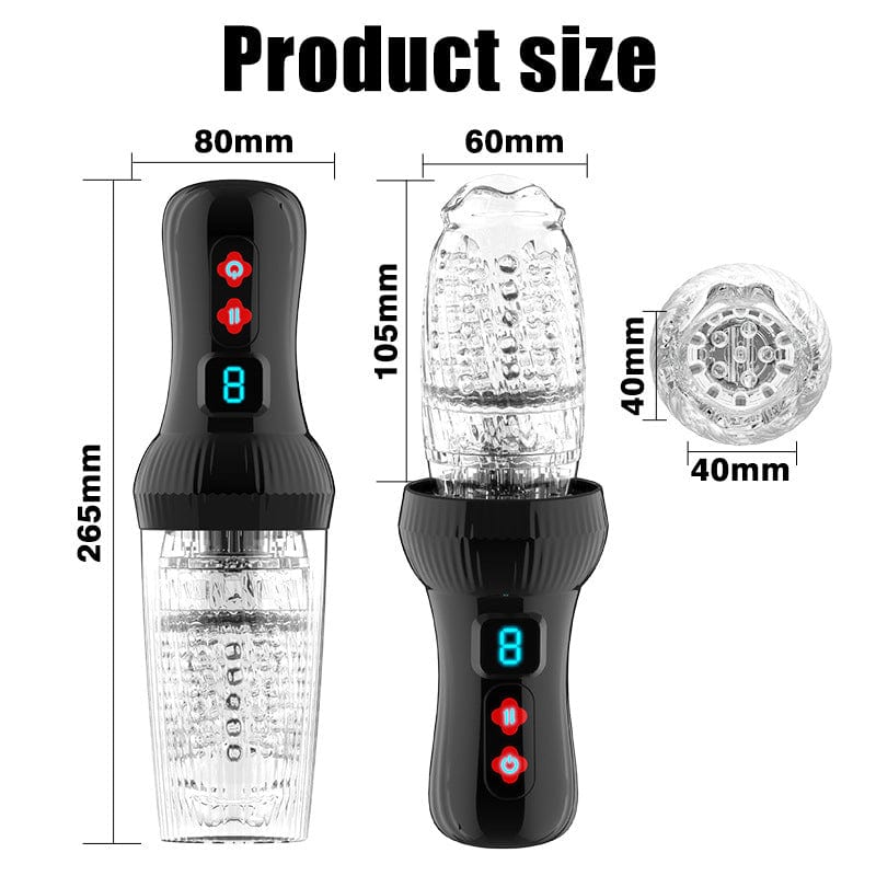 Lurevibe - Gawk Gawk 6000 4.0 Version Torch 9 *9 Thrusting Rotating Penis Stroker Male Rose Toy 9 Lurevibe - Gawk Gawk 6000 4.0 Version Torch 9 *9 Thrusting Rotating Penis Stroker Male Rose Toy