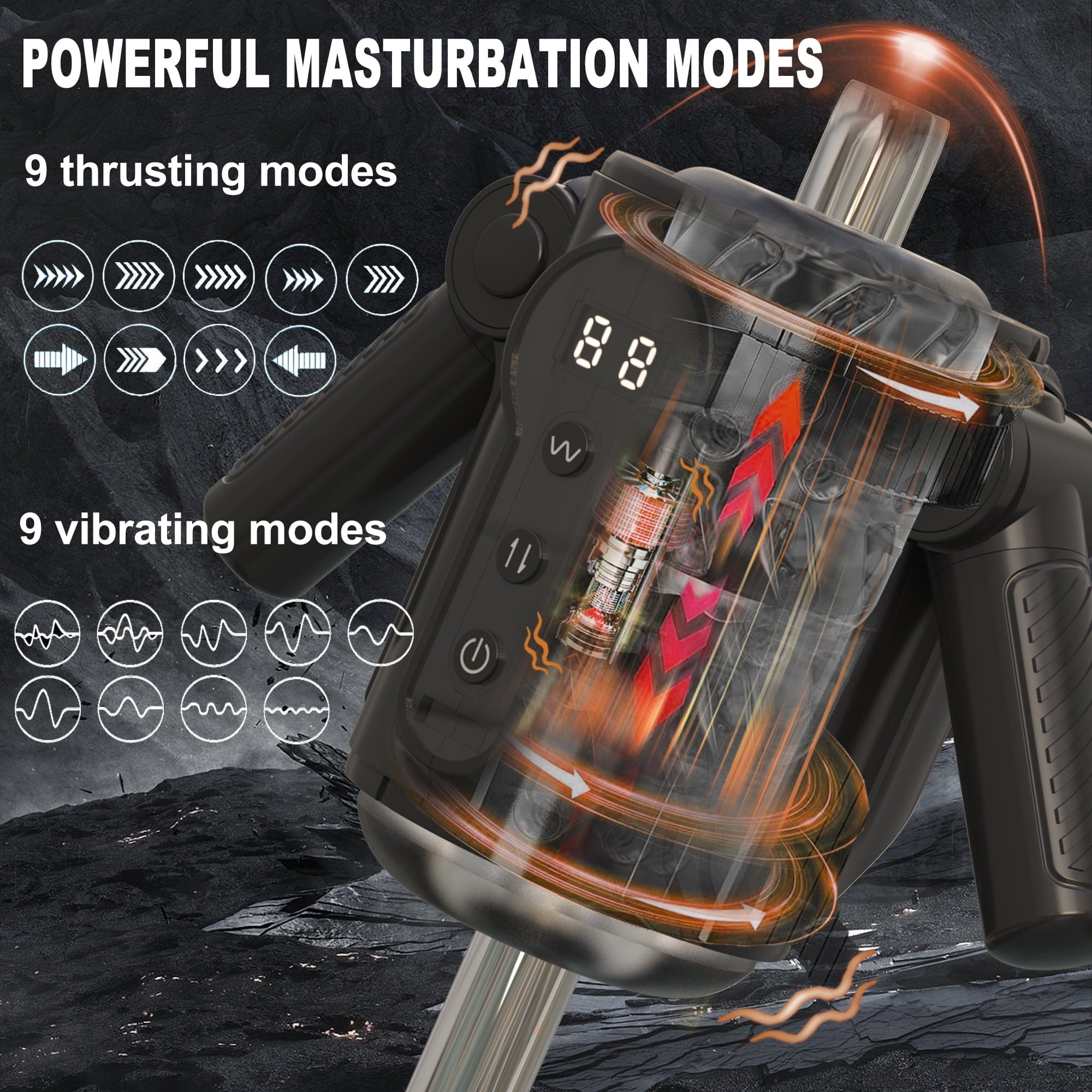 Telescopic Vibrating Male Masturbator for Man: Game Cup Pulse 6 Telescopic Vibrating Male Masturbator for Man: Game Cup Pulse