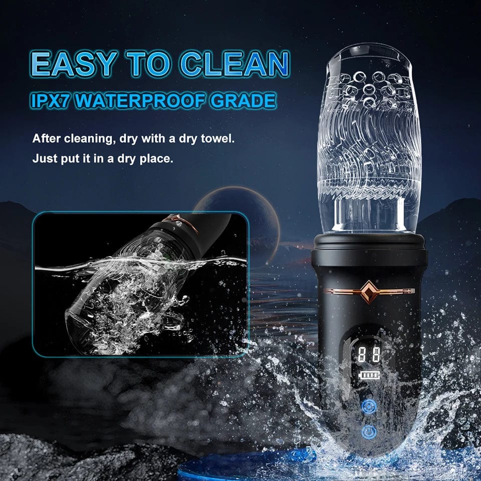 Lurevibe - Gawk Gawk 9000 LED Automatic Electric Piston Rotating Sucker Male Blowjob Masturbator 5 Lurevibe - Gawk Gawk 9000 LED Automatic Electric Piston Rotating Sucker Male Blowjob Masturbator