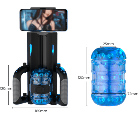 Thrusting Cannon King Mini 6-Segment Fixed-point Telescopic Male Masturbator 8 Thrusting Cannon King Mini 6-Segment Fixed-point Telescopic Male Masturbator
