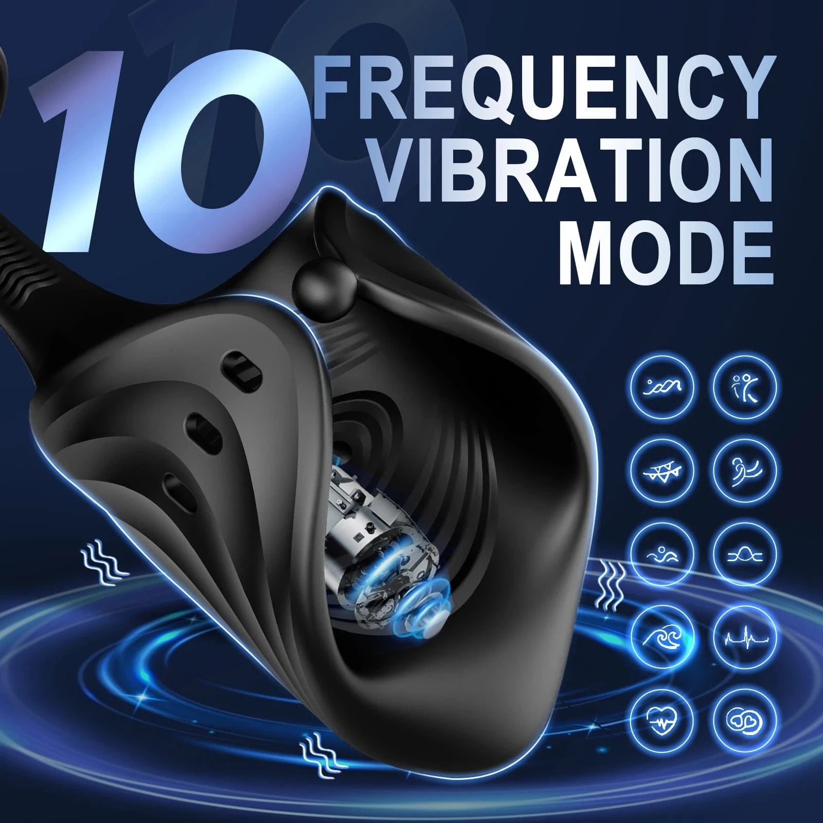 App Wireless Control Cock Ring Adjustable Vibrator Male Penis Trainer 3 App Wireless Control Cock Ring Adjustable Vibrator Male Penis Trainer