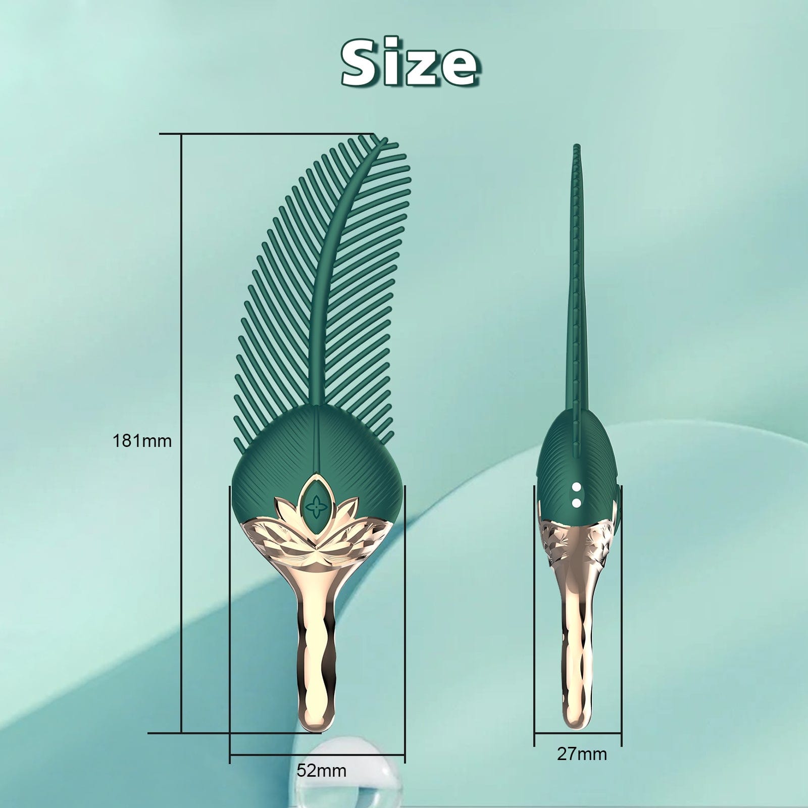 Peacock Feather - Clitoral Stimulator Body Massager Couple Sex Toy With 10 Modes Vibration 6 Peacock Feather - Clitoral Stimulator Body Massager Couple Sex Toy With 10 Modes Vibration