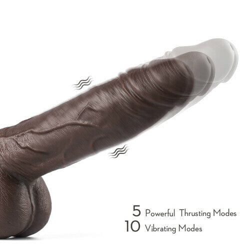 Lurevibe - K05 Emulated Black Coffee Masculine Wireless Telescopic Rotating Vibrating Rod 3 Lurevibe - K05 Emulated Black Coffee Masculine Wireless Telescopic Rotating Vibrating Rod