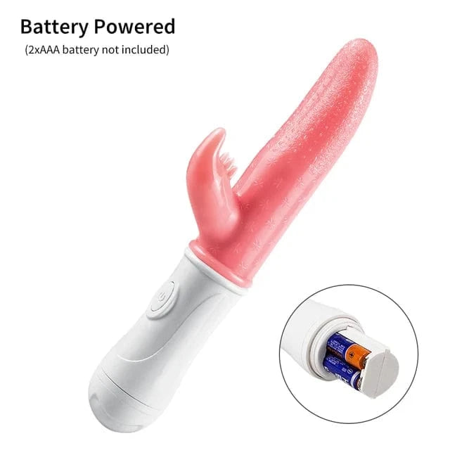 G-spot Clitoral Stimulation 12 Frequency Simulation Tongue Vaginal Massage Vibrator 8 G-spot Clitoral Stimulation 12 Frequency Simulation Tongue Vaginal Massage Vibrator