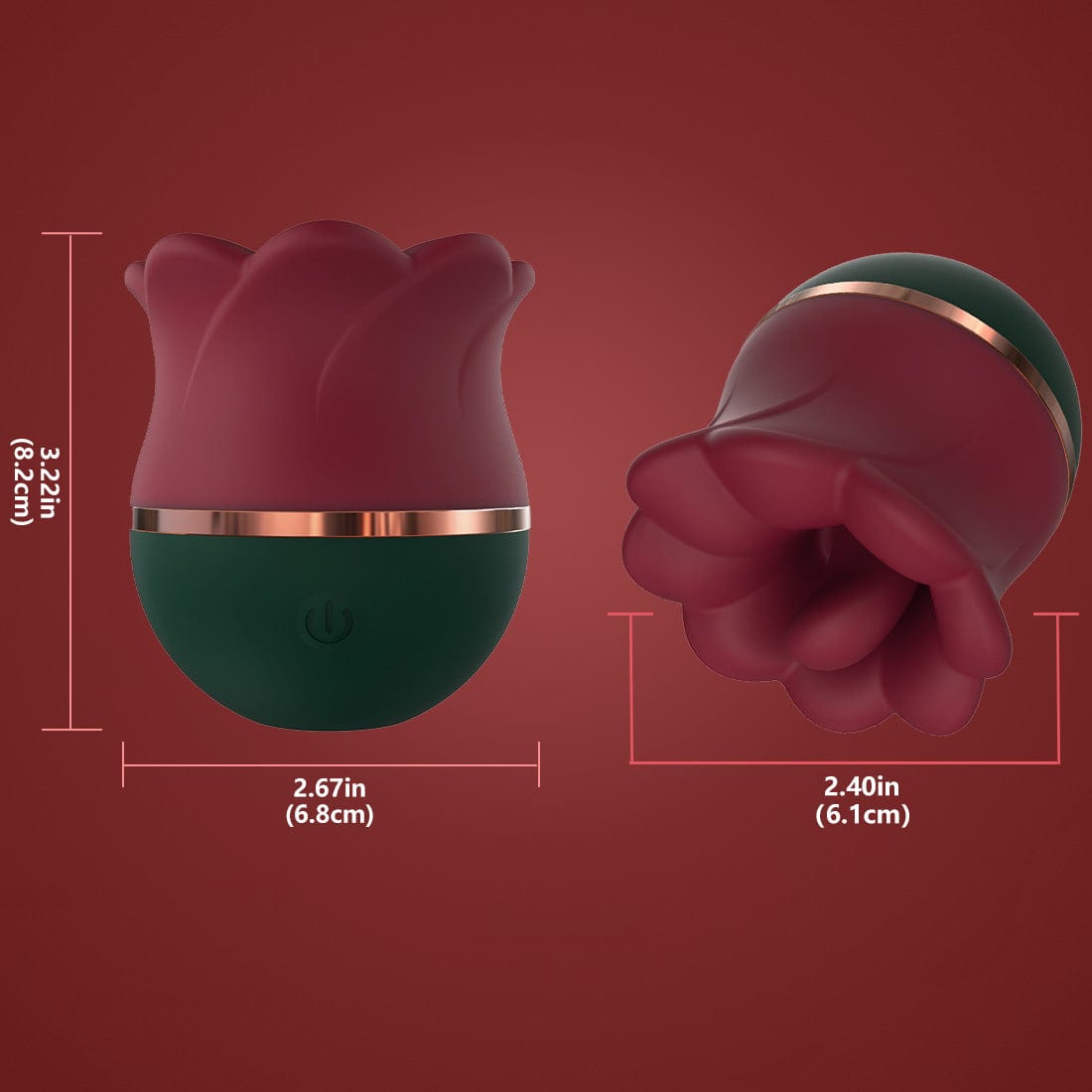2 In 1 Rose Kiss Tongue Licking Rose Flower Vibrator 5 2 In 1 Rose Kiss Tongue Licking Rose Flower Vibrator