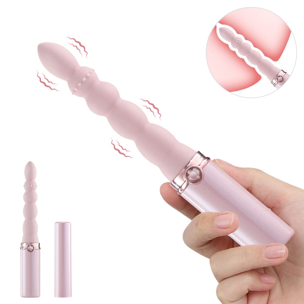 Lurevibe - Lipstick Vibrator Anal Beads G-spot Stimulator Prostate Massager 3 Lurevibe - Lipstick Vibrator Anal Beads G-spot Stimulator Prostate Massager