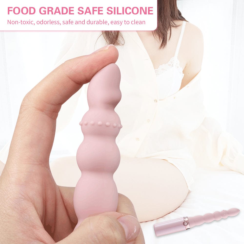Lurevibe - Lipstick Vibrator Anal Beads G-spot Stimulator Prostate Massager 4 Lurevibe - Lipstick Vibrator Anal Beads G-spot Stimulator Prostate Massager