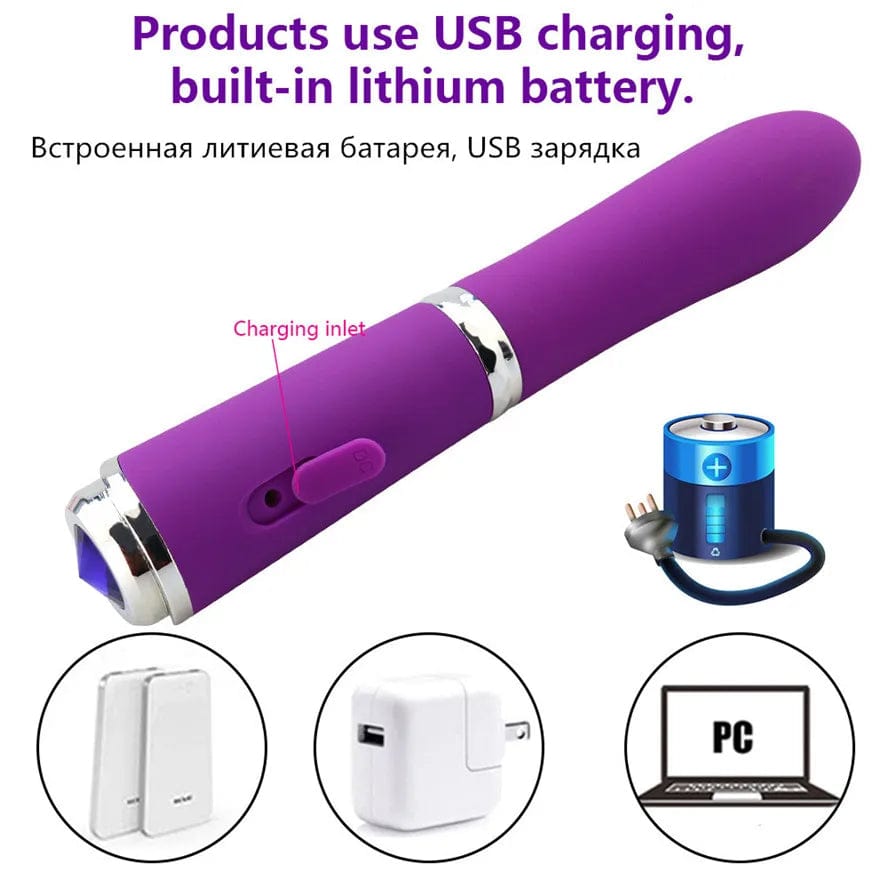 Lurevibe 10 Speed Pen-shaped G-spot Vibrating Dildo Magic Massager 7 Lurevibe 10 Speed Pen-shaped G-spot Vibrating Dildo Magic Massager