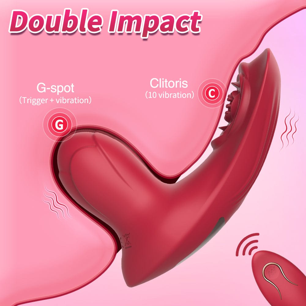 Pera Rose Wearable G-Spot vibrator for Clitoral Climax 4 Pera Rose Wearable G-Spot vibrator for Clitoral Climax
