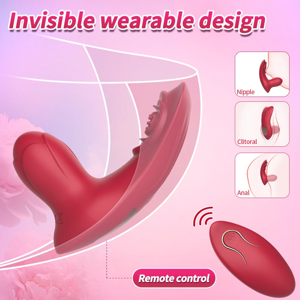 Pera Rose Wearable G-Spot vibrator for Clitoral Climax 5 Pera Rose Wearable G-Spot vibrator for Clitoral Climax