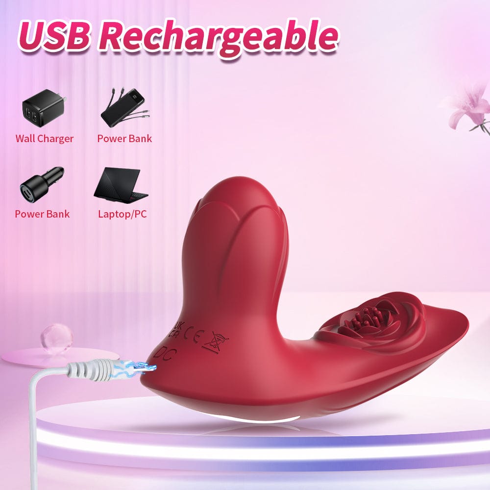 Pera Rose Wearable G-Spot vibrator for Clitoral Climax 10 Pera Rose Wearable G-Spot vibrator for Clitoral Climax