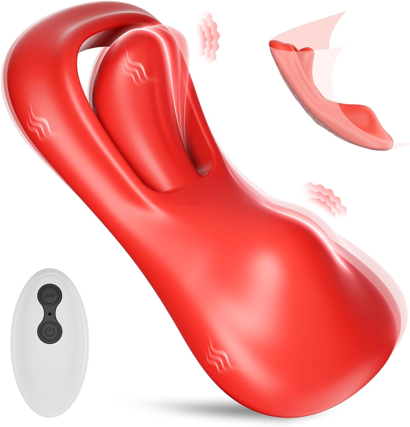 Tongue Wearable Clitoral Stimulation Vibrator with Remote & APP Control