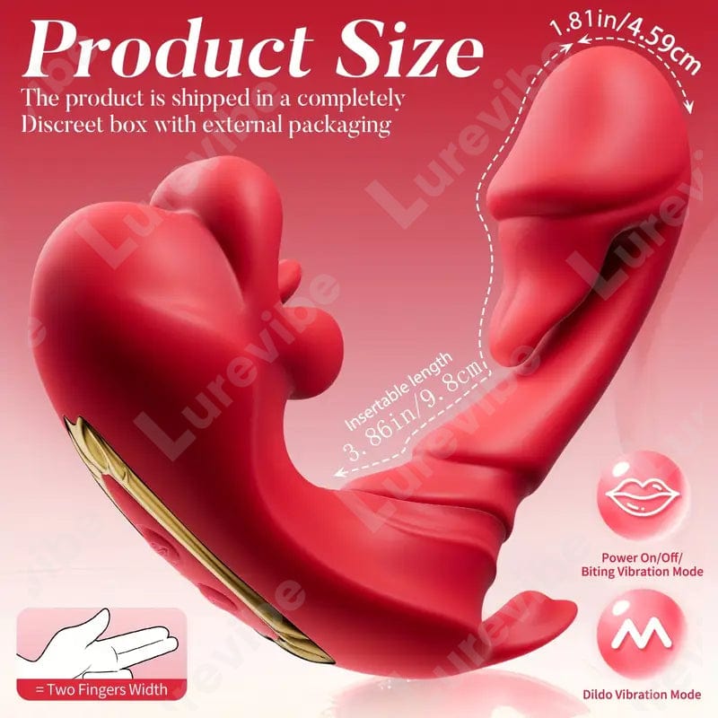 Rose Muncher Biting Mouth Wearable G Spot Vibrator 7 Rose Muncher Biting Mouth Wearable G Spot Vibrator