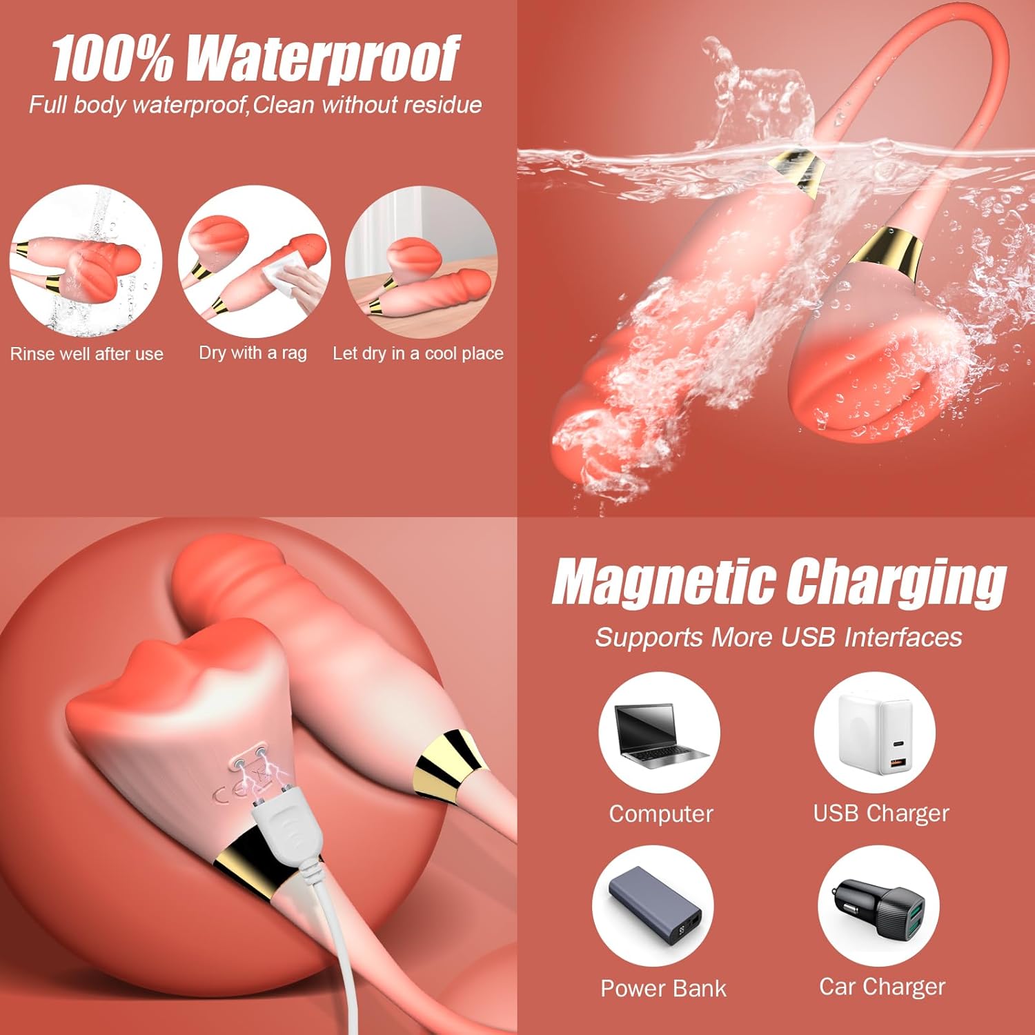 Mushroom 2 Pro Clit Nipple Vibration G Spot Thrusting Vibrator 6 Mushroom 2 Pro Clit Nipple Vibration G Spot Thrusting Vibrator